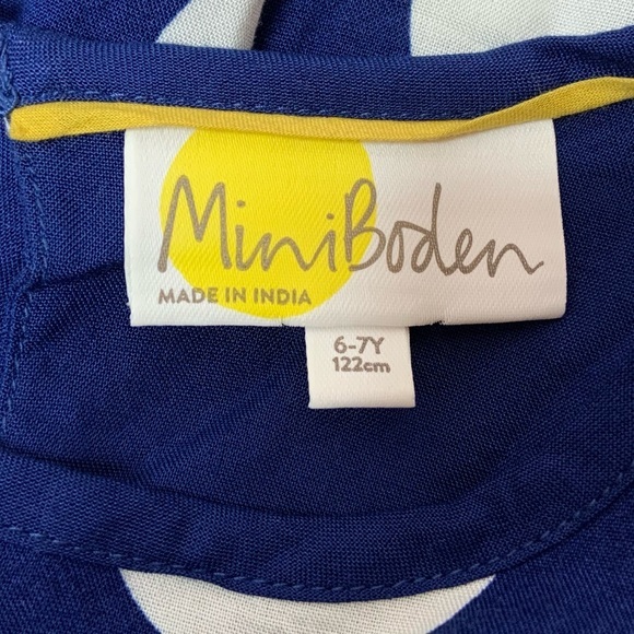 Mini Boden Polka Dot Dress Size 6-7 years - Picture 2 of 9